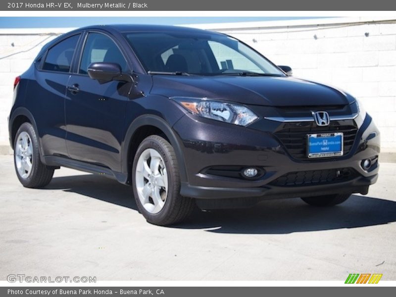 Mulberry Metallic / Black 2017 Honda HR-V EX