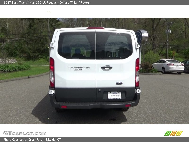 Oxford White / Pewter 2017 Ford Transit Van 150 LR Regular