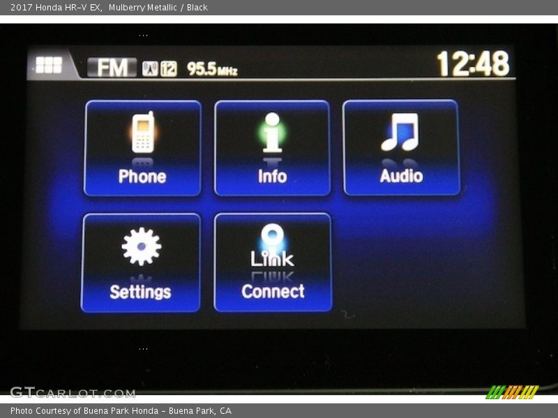 Mulberry Metallic / Black 2017 Honda HR-V EX