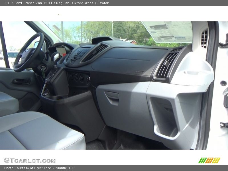 Oxford White / Pewter 2017 Ford Transit Van 150 LR Regular