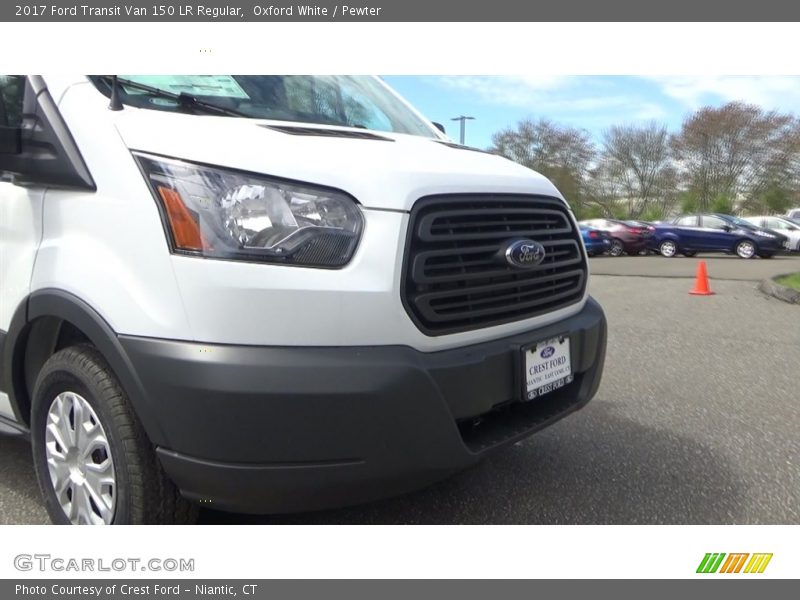 Oxford White / Pewter 2017 Ford Transit Van 150 LR Regular