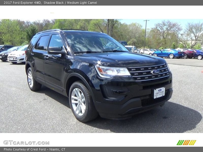 Shadow Black / Medium Light Camel 2017 Ford Explorer 4WD