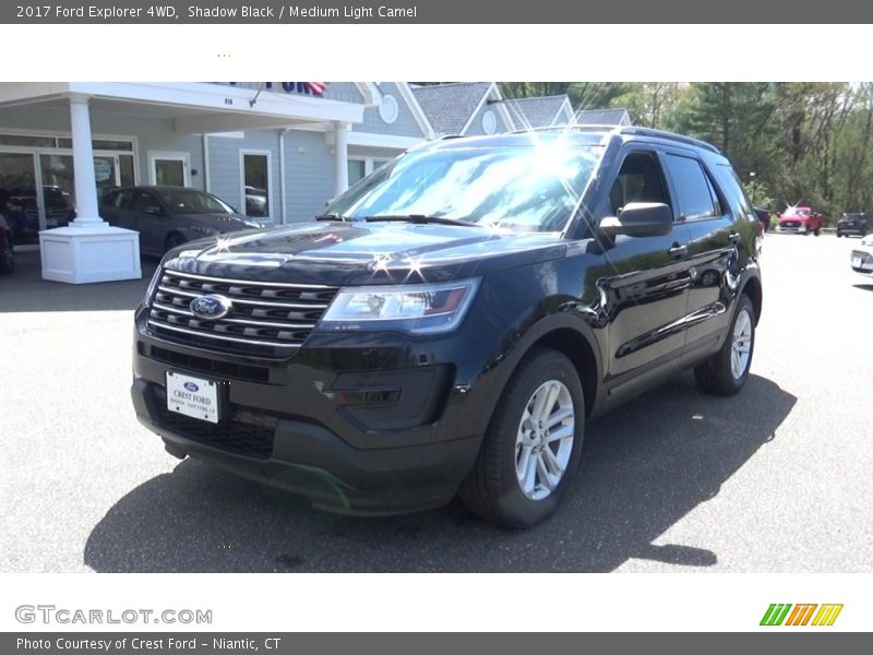 Shadow Black / Medium Light Camel 2017 Ford Explorer 4WD