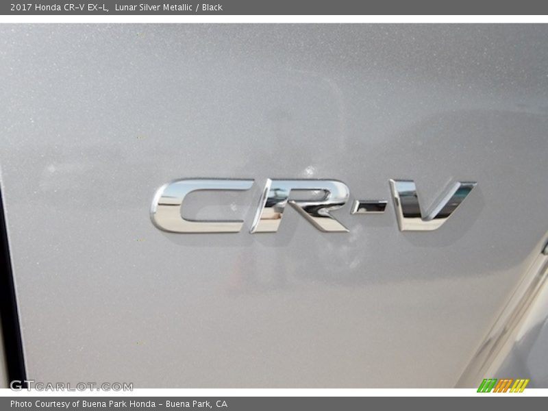 Lunar Silver Metallic / Black 2017 Honda CR-V EX-L