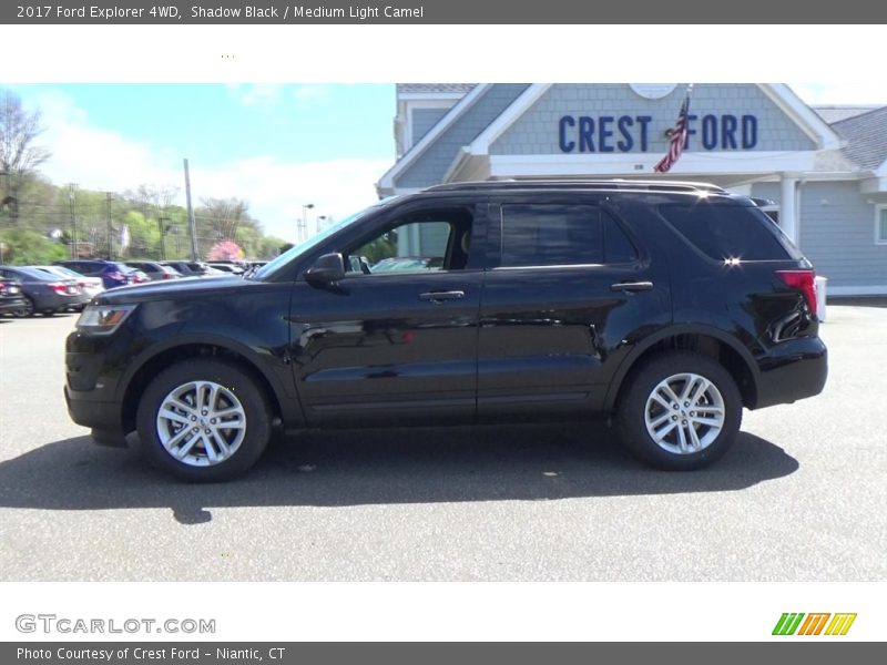 Shadow Black / Medium Light Camel 2017 Ford Explorer 4WD