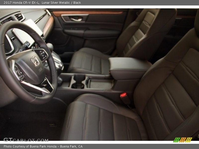 Lunar Silver Metallic / Black 2017 Honda CR-V EX-L