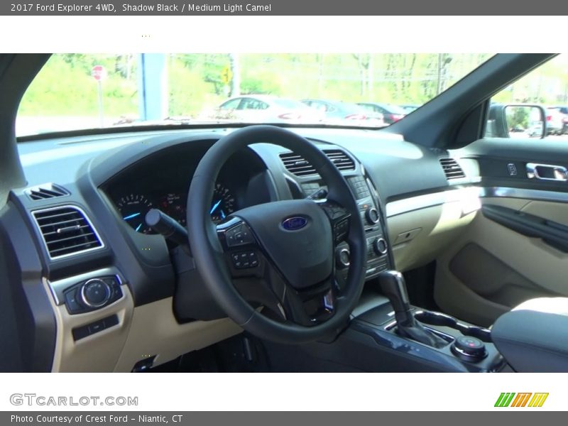 Shadow Black / Medium Light Camel 2017 Ford Explorer 4WD