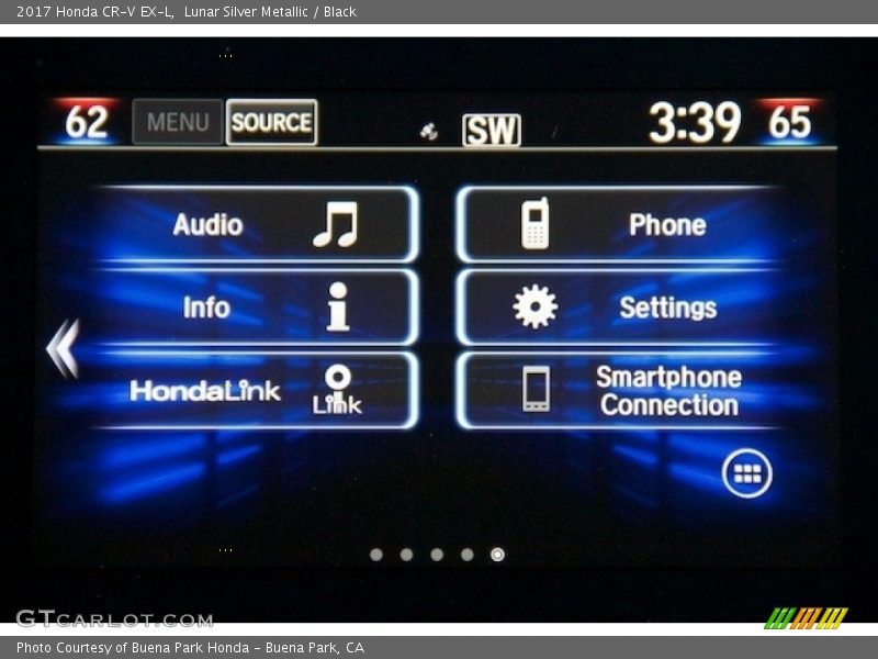 Lunar Silver Metallic / Black 2017 Honda CR-V EX-L