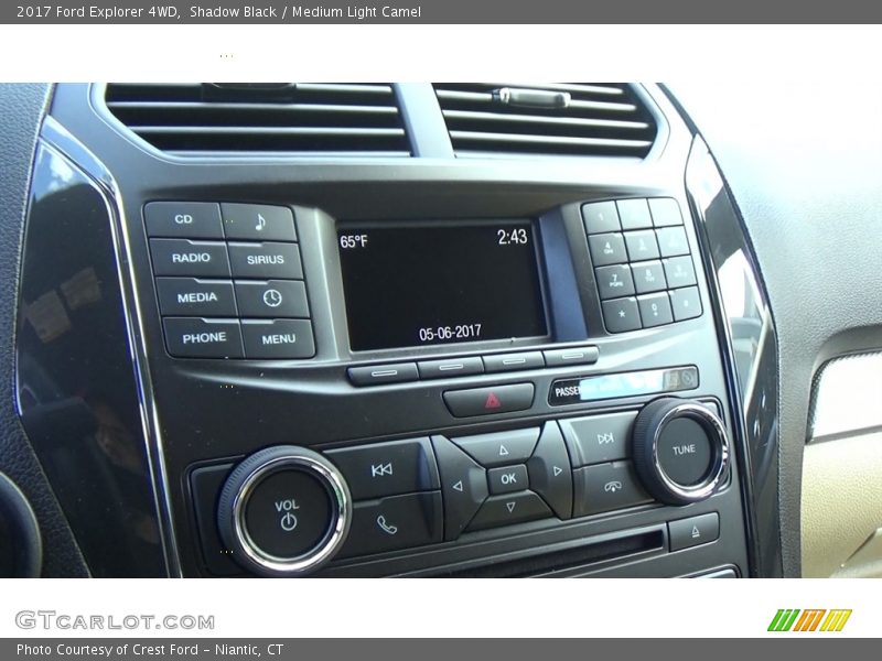 Shadow Black / Medium Light Camel 2017 Ford Explorer 4WD