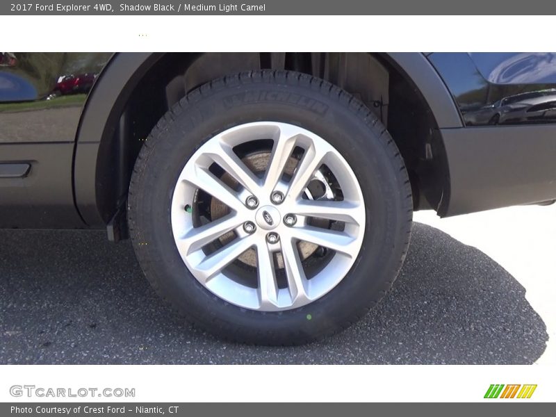 Shadow Black / Medium Light Camel 2017 Ford Explorer 4WD