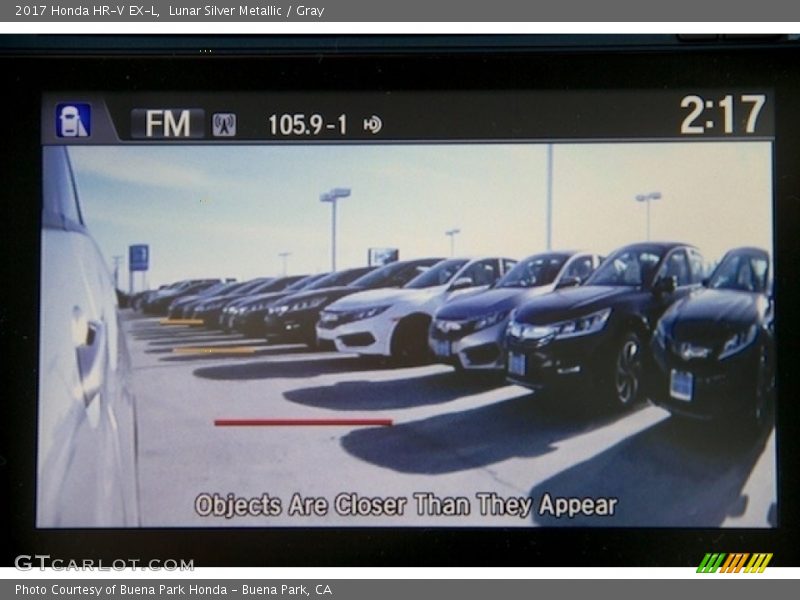 Lunar Silver Metallic / Gray 2017 Honda HR-V EX-L