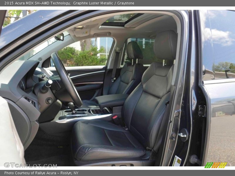 Graphite Luster Metallic / Graystone 2015 Acura MDX SH-AWD Technology