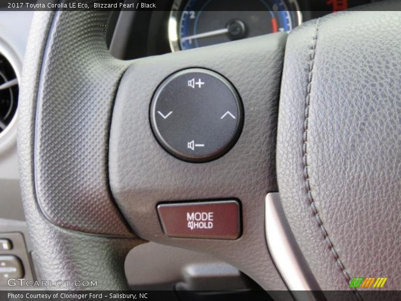 Blizzard Pearl / Black 2017 Toyota Corolla LE Eco