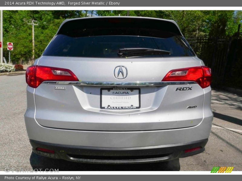 Forged Silver Metallic / Ebony 2014 Acura RDX Technology AWD