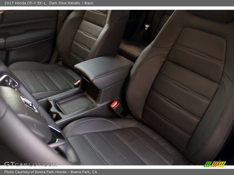 Dark Olive Metallic / Black 2017 Honda CR-V EX-L