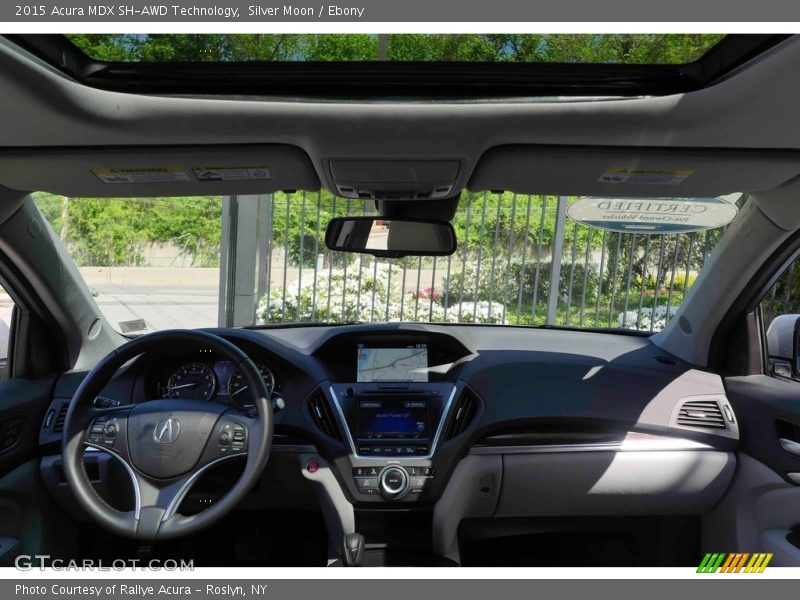 Silver Moon / Ebony 2015 Acura MDX SH-AWD Technology