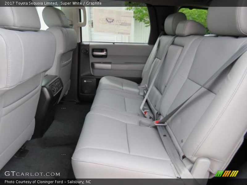Rear Seat of 2017 Sequoia Limited
