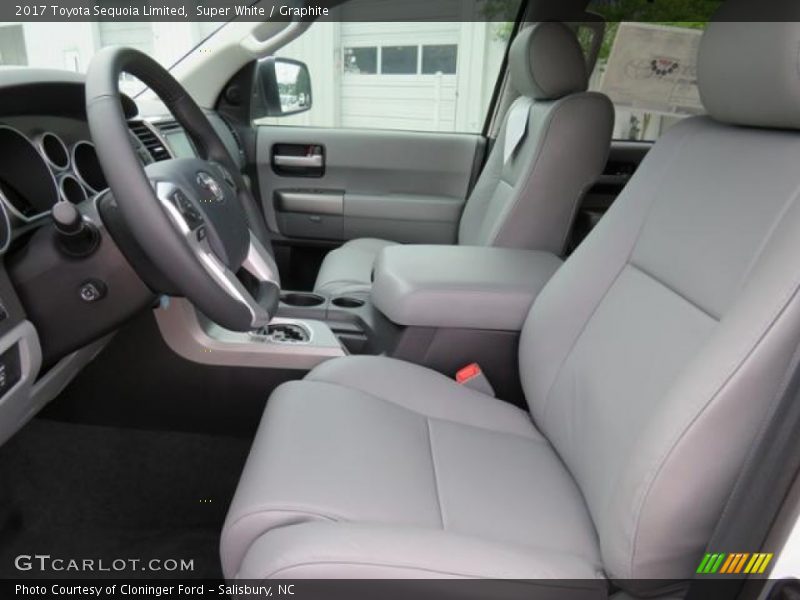 Front Seat of 2017 Sequoia Limited