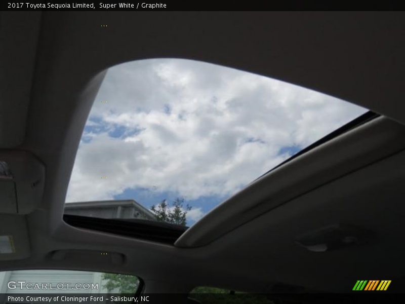 Super White / Graphite 2017 Toyota Sequoia Limited