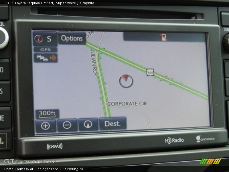 Navigation of 2017 Sequoia Limited