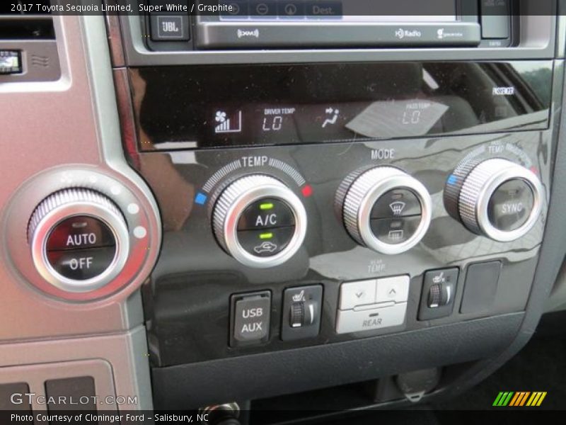 Controls of 2017 Sequoia Limited