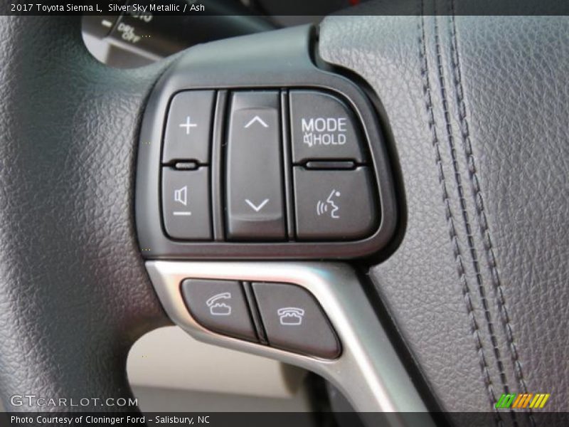 Controls of 2017 Sienna L