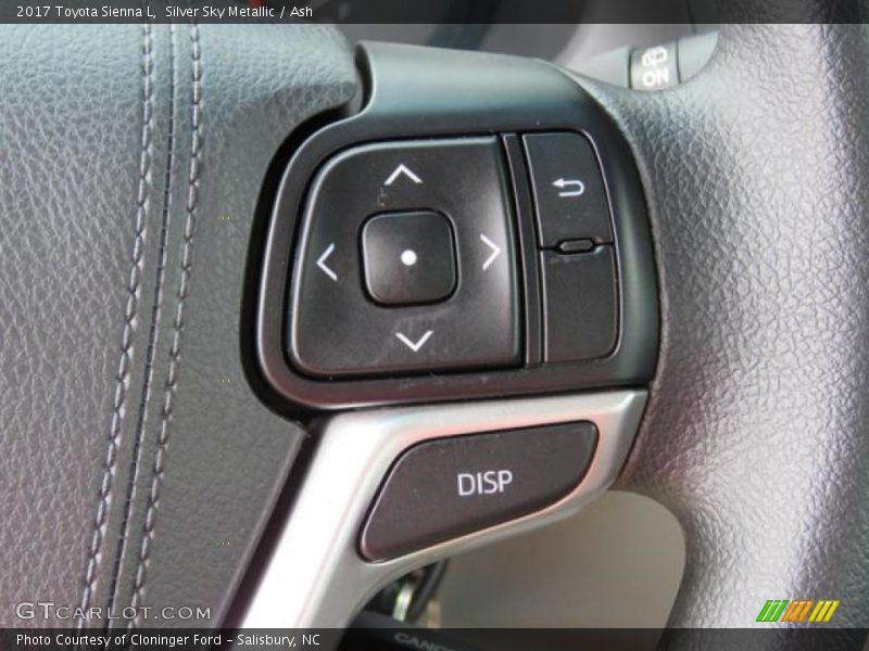 Controls of 2017 Sienna L