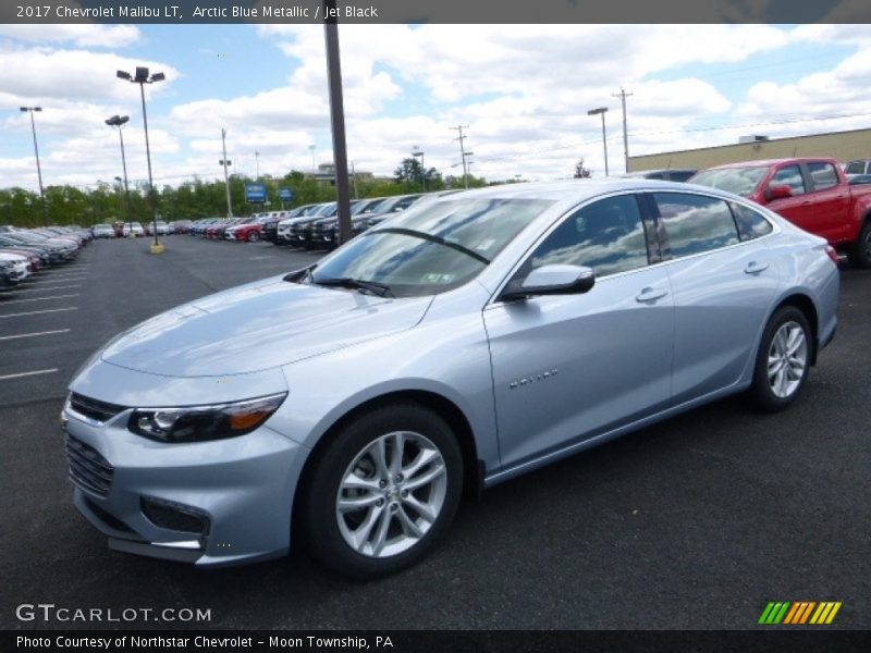 Arctic Blue Metallic / Jet Black 2017 Chevrolet Malibu LT