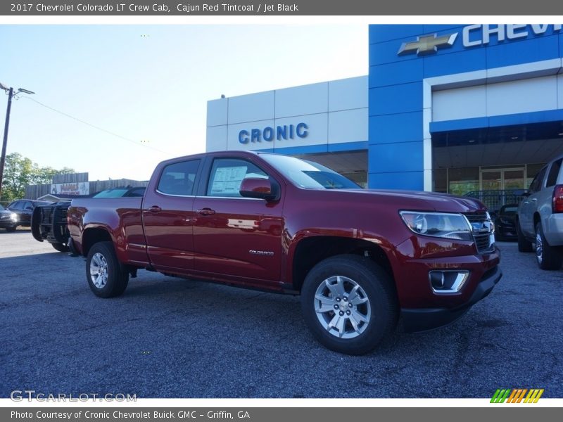 Cajun Red Tintcoat / Jet Black 2017 Chevrolet Colorado LT Crew Cab