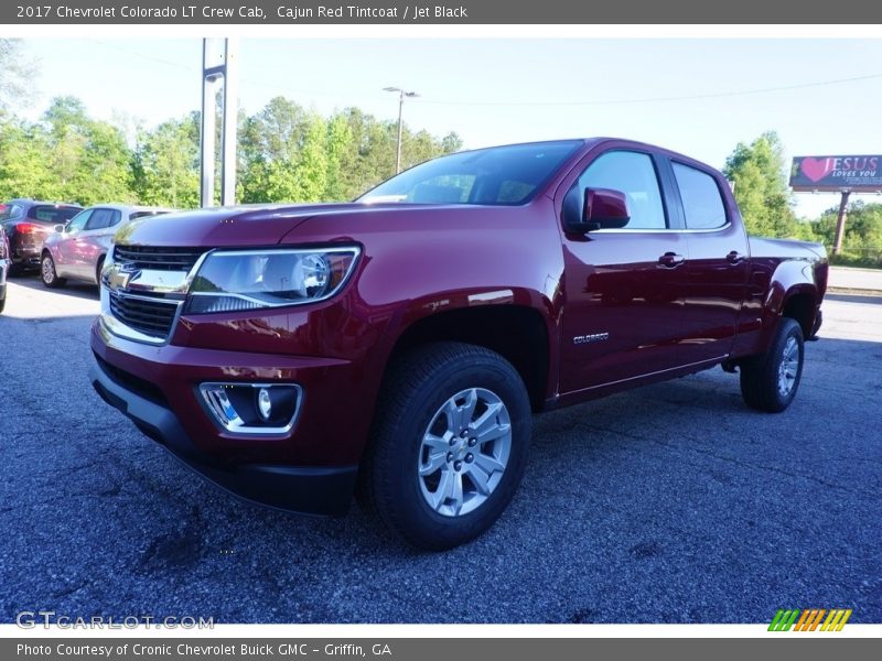 Cajun Red Tintcoat / Jet Black 2017 Chevrolet Colorado LT Crew Cab