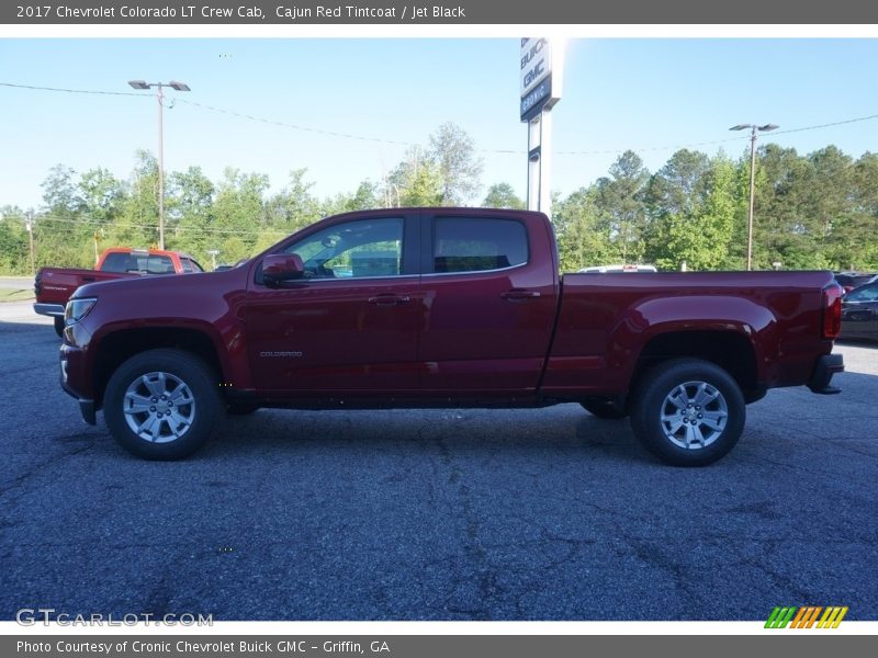 Cajun Red Tintcoat / Jet Black 2017 Chevrolet Colorado LT Crew Cab