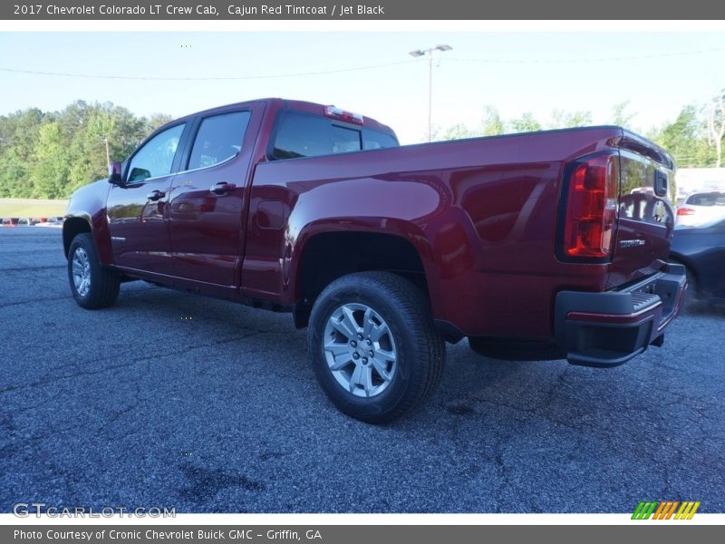Cajun Red Tintcoat / Jet Black 2017 Chevrolet Colorado LT Crew Cab