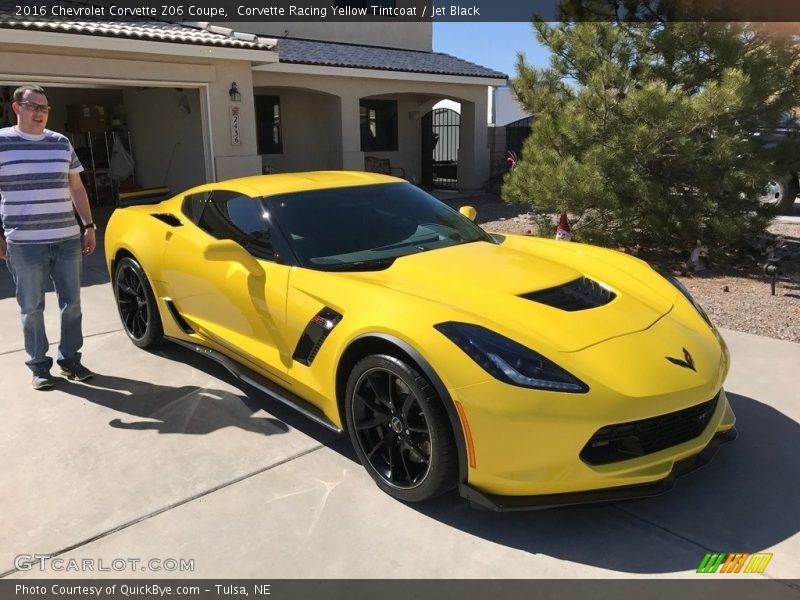 Corvette Racing Yellow Tintcoat / Jet Black 2016 Chevrolet Corvette Z06 Coupe