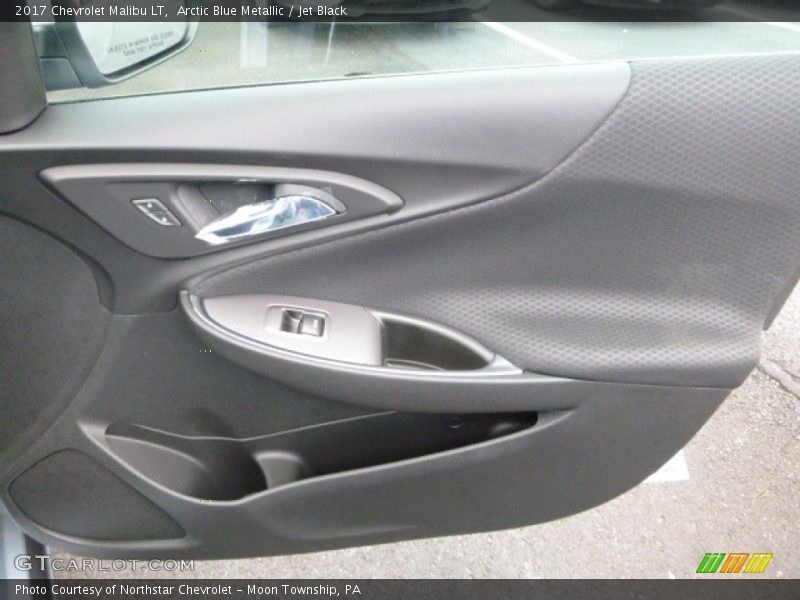 Arctic Blue Metallic / Jet Black 2017 Chevrolet Malibu LT