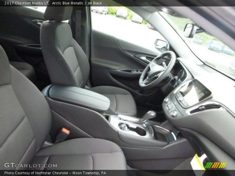 Arctic Blue Metallic / Jet Black 2017 Chevrolet Malibu LT