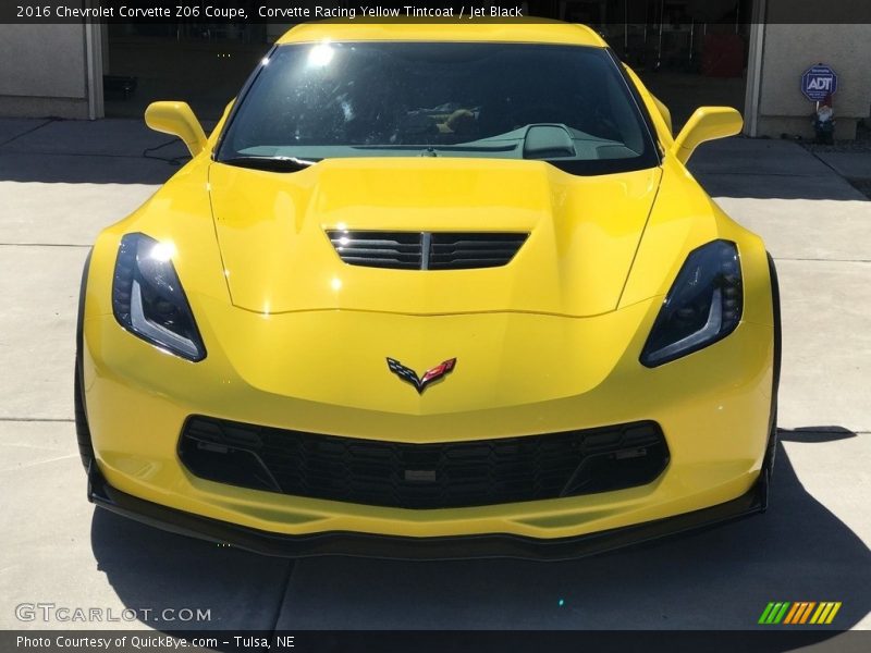 Corvette Racing Yellow Tintcoat / Jet Black 2016 Chevrolet Corvette Z06 Coupe