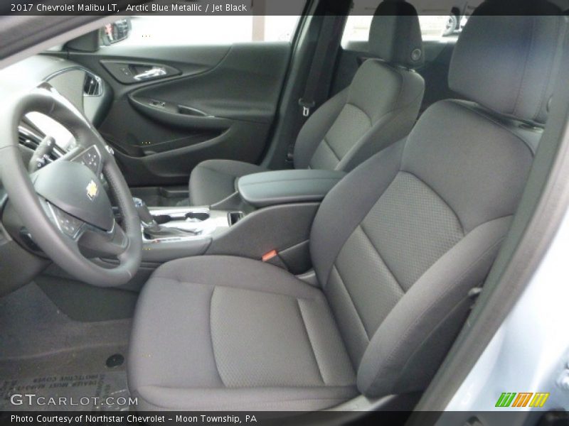 Arctic Blue Metallic / Jet Black 2017 Chevrolet Malibu LT
