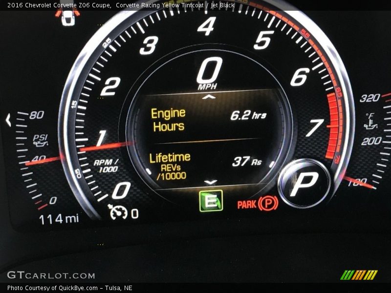 Corvette Racing Yellow Tintcoat / Jet Black 2016 Chevrolet Corvette Z06 Coupe