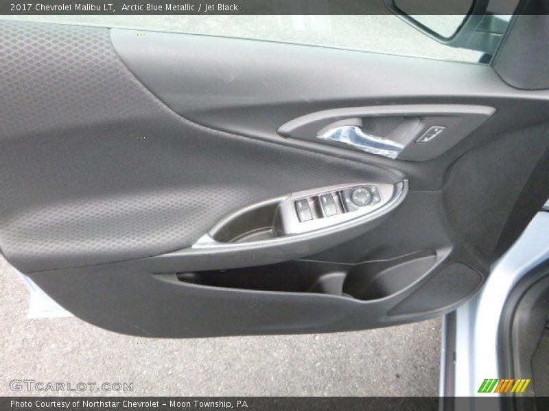 Arctic Blue Metallic / Jet Black 2017 Chevrolet Malibu LT