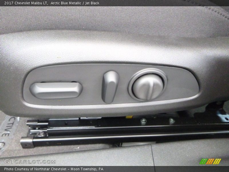 Arctic Blue Metallic / Jet Black 2017 Chevrolet Malibu LT