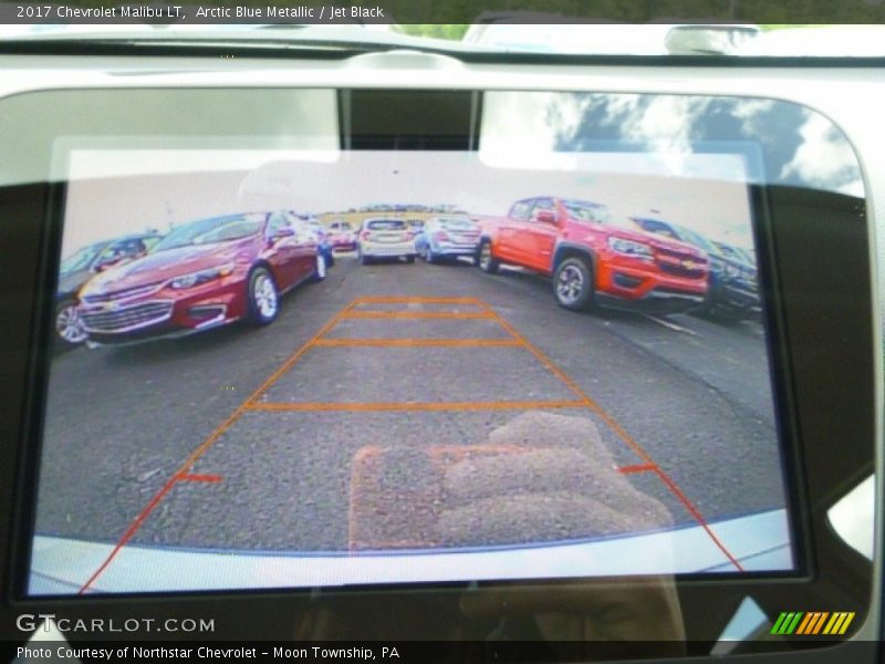 Arctic Blue Metallic / Jet Black 2017 Chevrolet Malibu LT