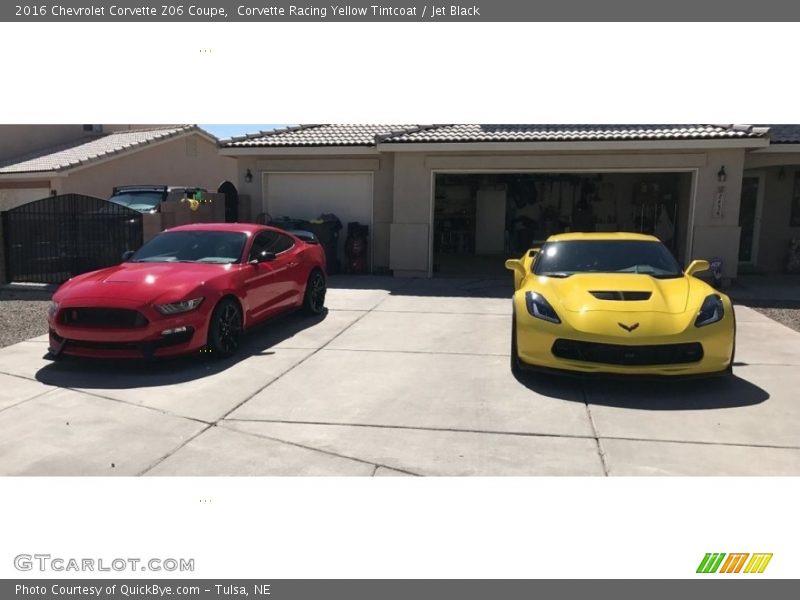 Corvette Racing Yellow Tintcoat / Jet Black 2016 Chevrolet Corvette Z06 Coupe