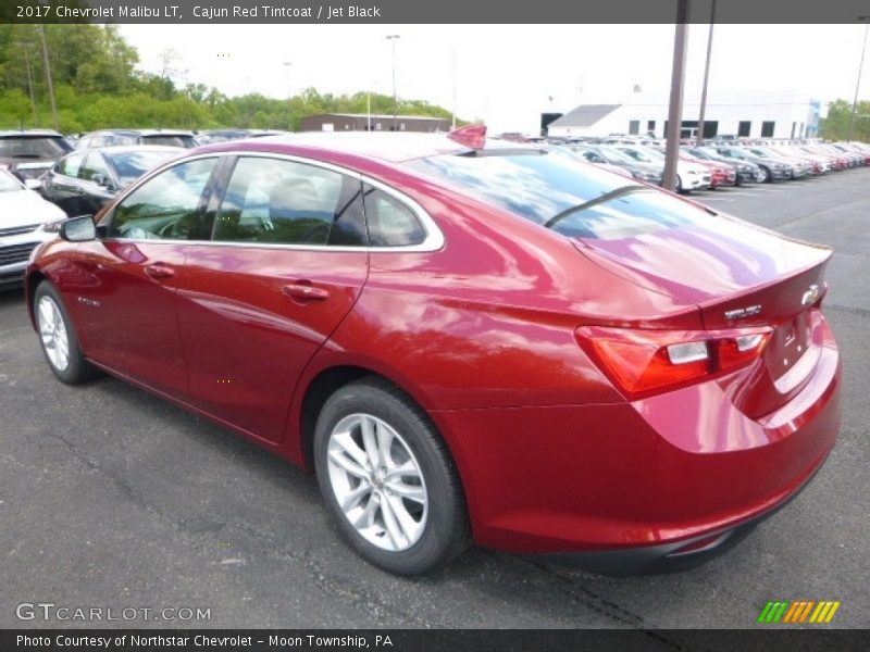 Cajun Red Tintcoat / Jet Black 2017 Chevrolet Malibu LT