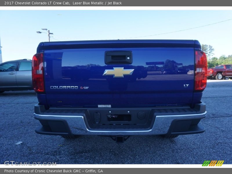 Laser Blue Metallic / Jet Black 2017 Chevrolet Colorado LT Crew Cab