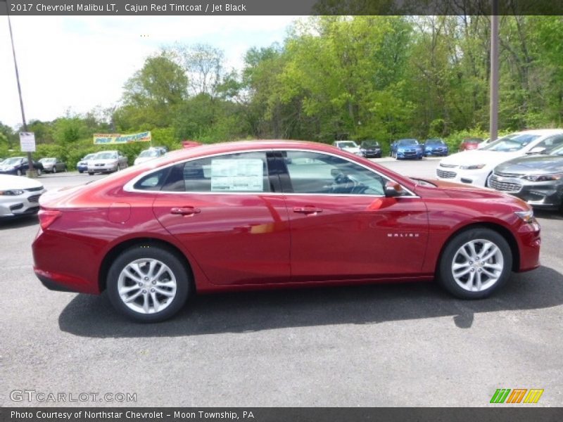 Cajun Red Tintcoat / Jet Black 2017 Chevrolet Malibu LT