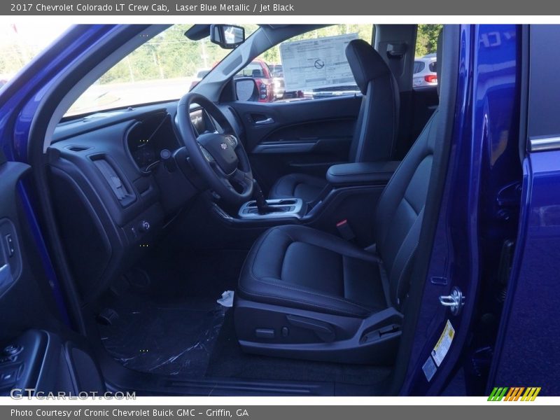 Laser Blue Metallic / Jet Black 2017 Chevrolet Colorado LT Crew Cab