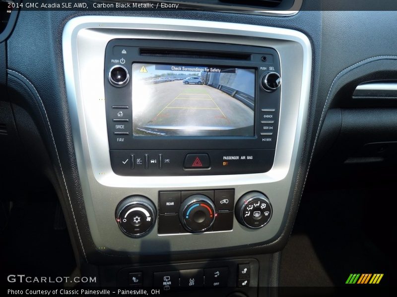Carbon Black Metallic / Ebony 2014 GMC Acadia SLE AWD