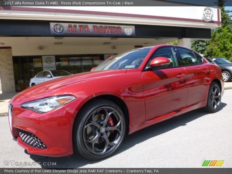 Front 3/4 View of 2017 Giulia Ti AWD