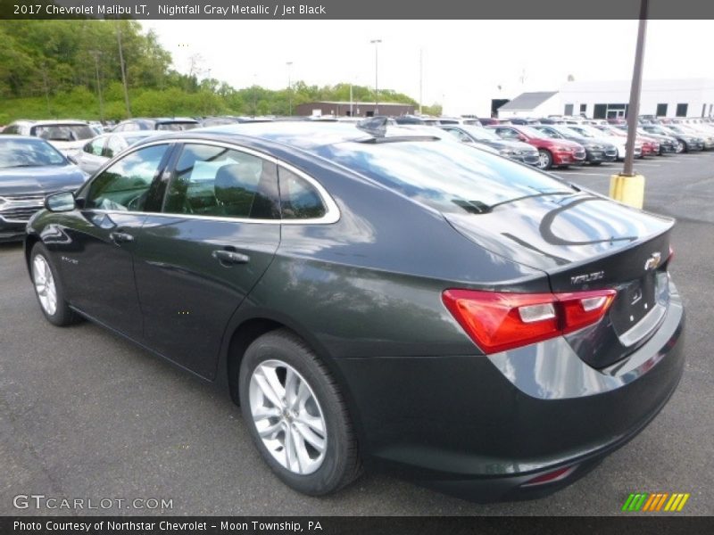 Nightfall Gray Metallic / Jet Black 2017 Chevrolet Malibu LT