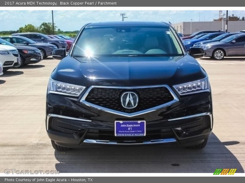 Black Copper Pearl / Parchment 2017 Acura MDX Technology
